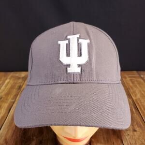 Indiana Hoosiers Hat Stretch Size S/M Grey Top of the World
